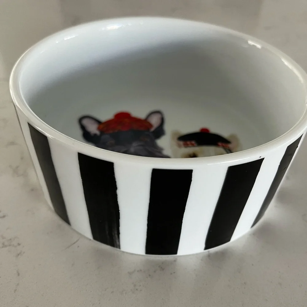 ADORABLE dog bowl